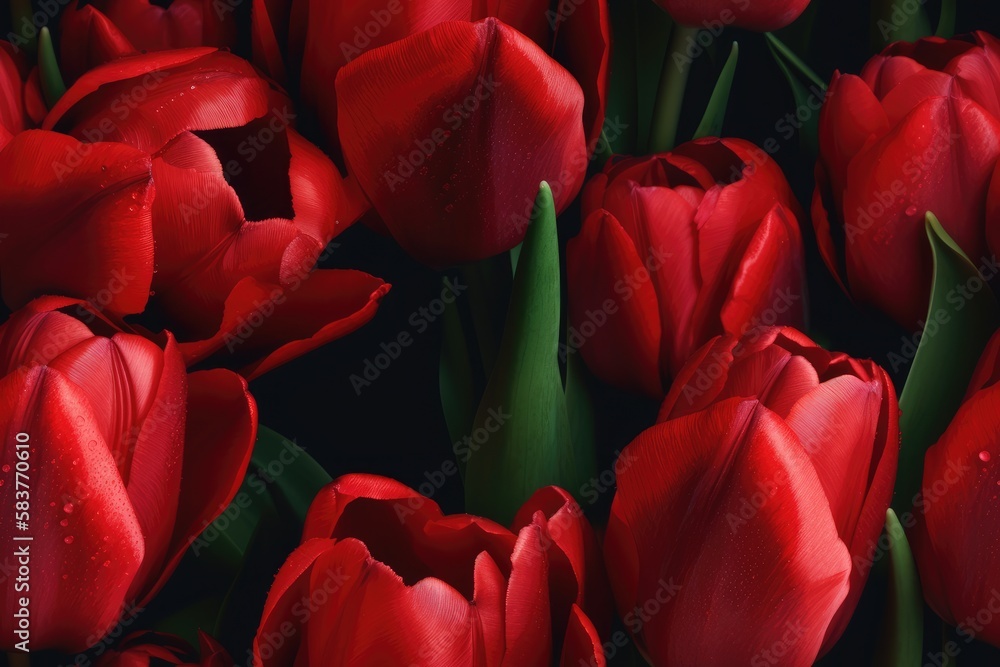 Spring Red Tulip Tulips Flower Flowers Seamless Repeating Repeatable Texture Pattern Tiled Tessellation Background Image Spring Red Tulip Tulips Flower Flowers Seamless Repeating Repeatable Texture Pattern Tiled Tessellation Background Image