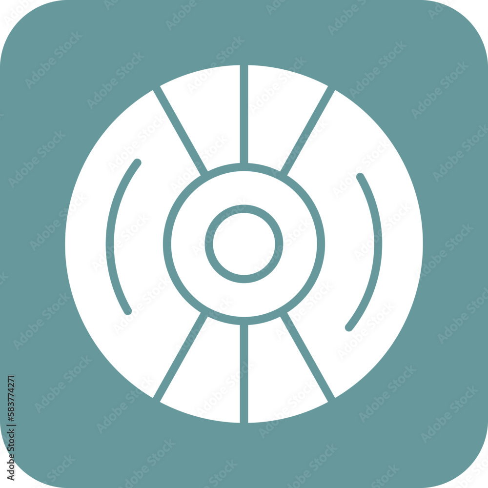 Vector Design Compact Disk Icon Style Vector Design Compact Disk Icon Style