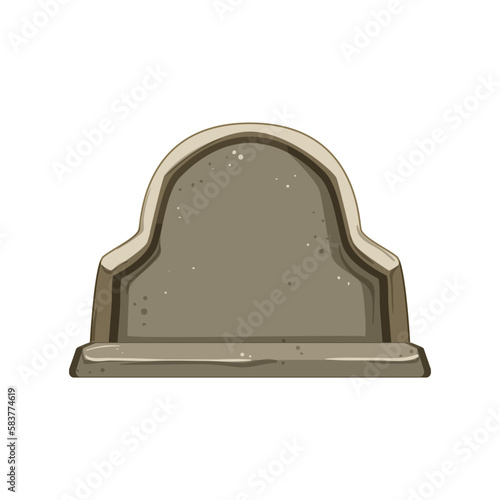 death headstone cartoon vector illustration