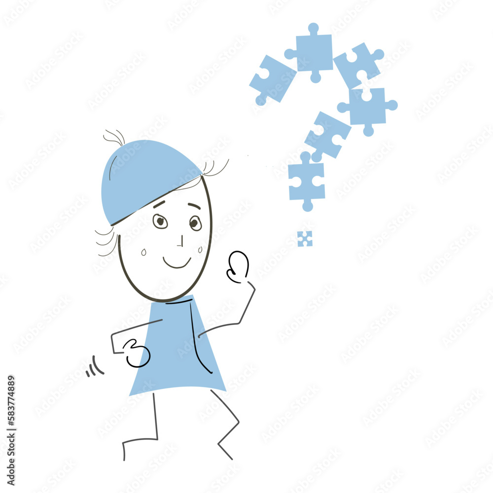 Skizze Figur Frage Fragezeichen Symbol Skizze Figur Frage Fragezeichen Symbol