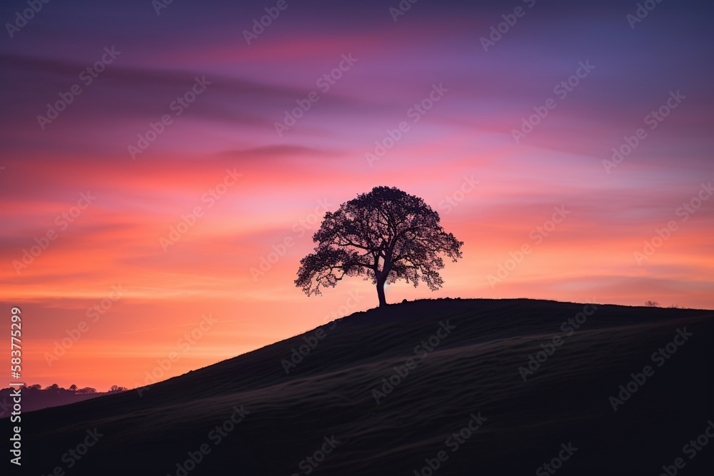 Beautiful sunset in the mountains Beautiful sunset in the mountains