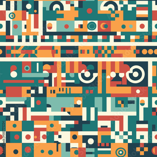 Abstract vision - Abstract Mindset Seamless Pattern