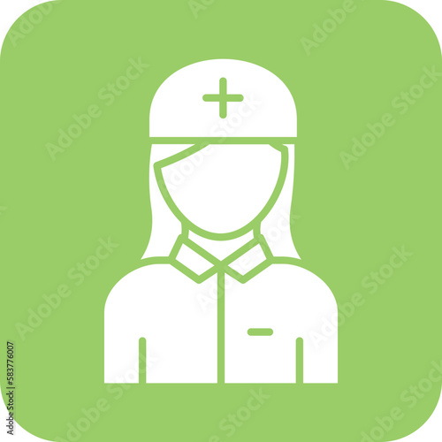 Vector Design Nurse Icon Style