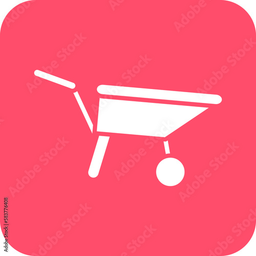 Vector Design Wheelbarrow Icon Style