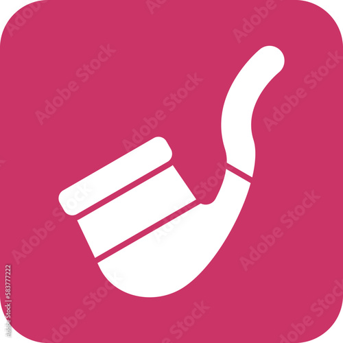Vector Design Smoking Pipe Icon Style