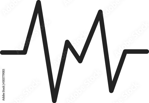 Heart rhythm symbol Pulse