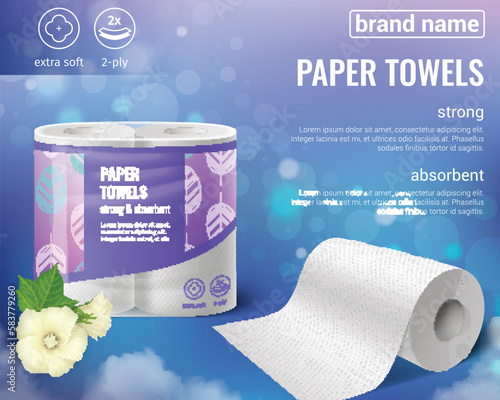 Extra Soft Towels Background