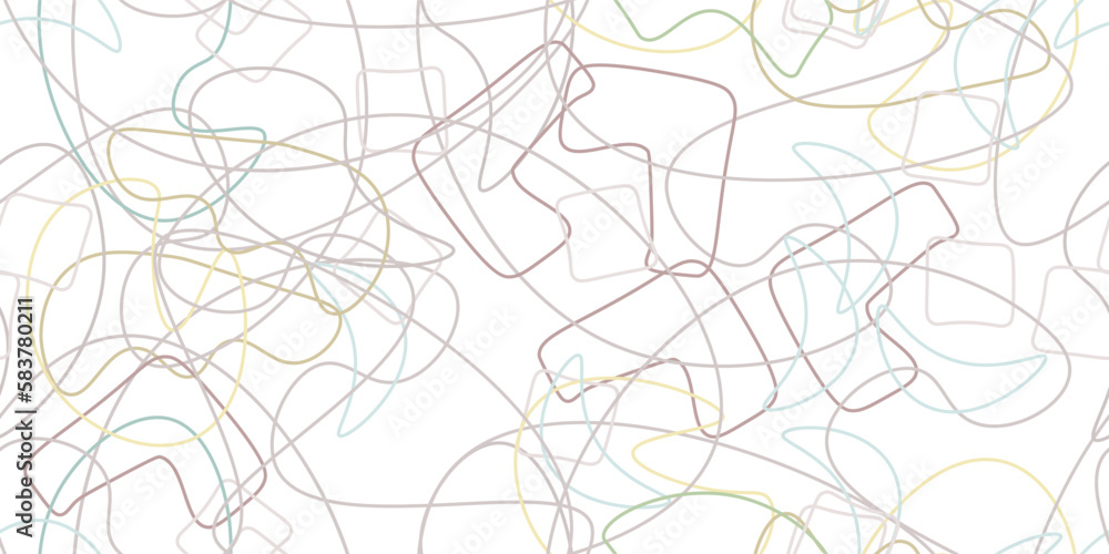 Chaotic Simple Seamless Pattern Textile One Line Chaotic Simple Seamless Pattern Textile One Line