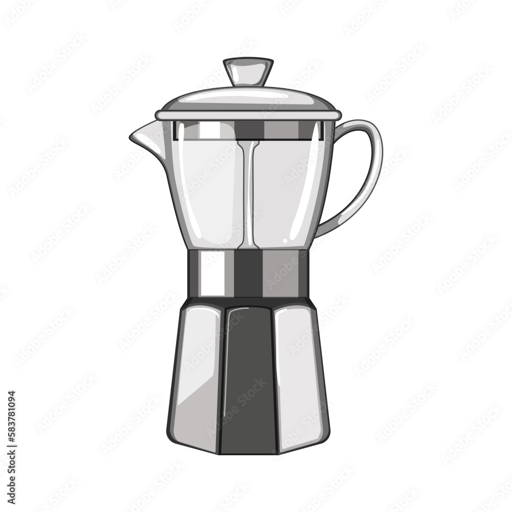 maker moka pot coffee cartoon vector illustration maker moka pot coffee cartoon vector illustration