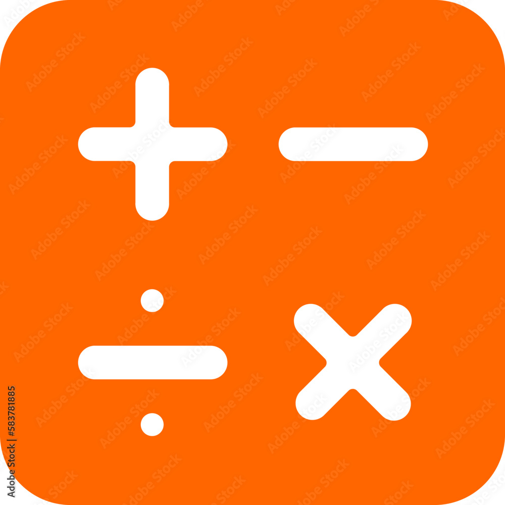 Obraz premium Vector Design Mathematics Icon Style