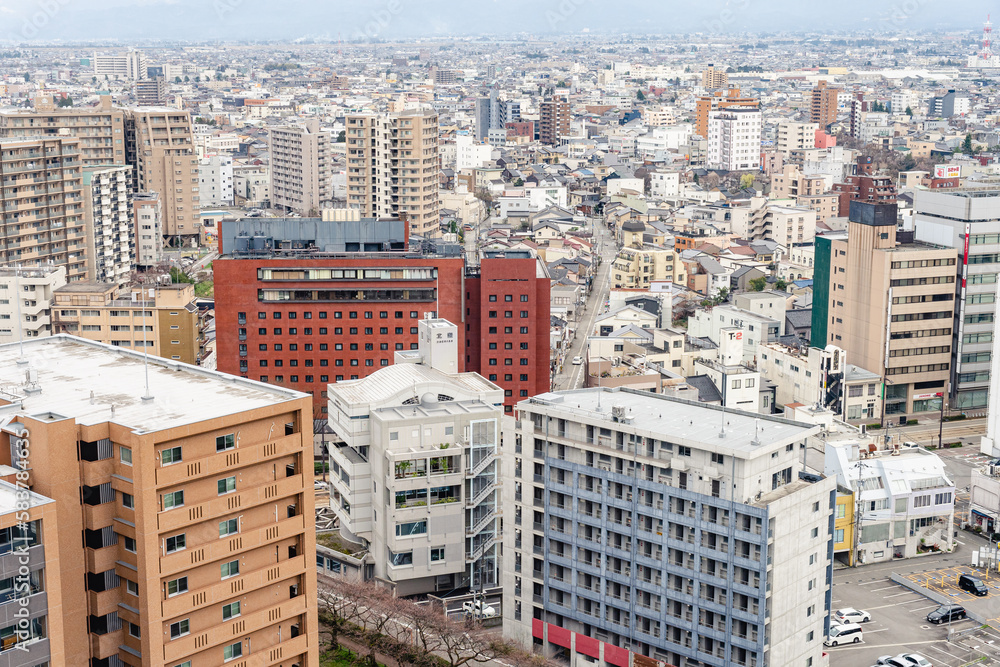 Fototapeta premium 富山市 街並み