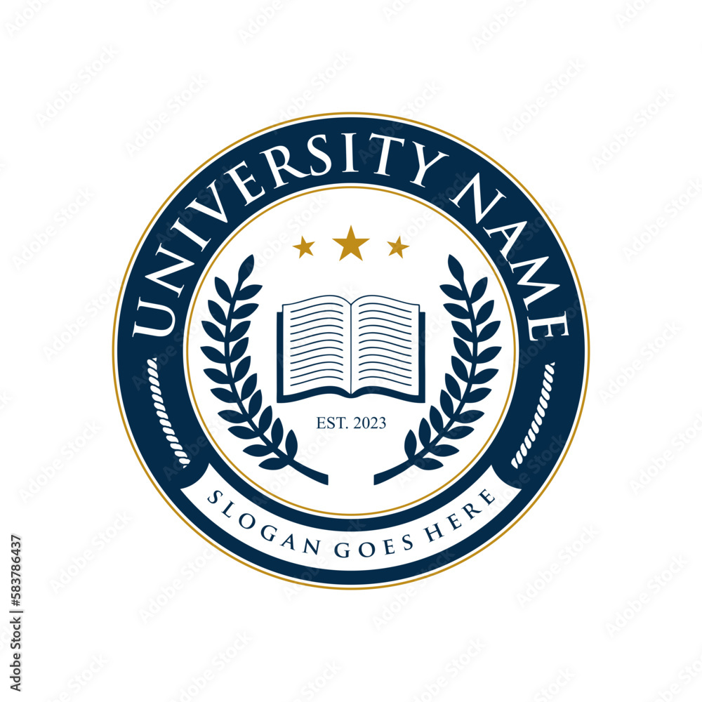 university and college school crests and logo emblems