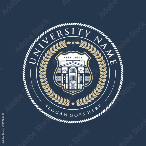 university and college school crests and logo emblems