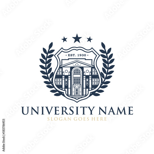 university and college school crests and logo emblems