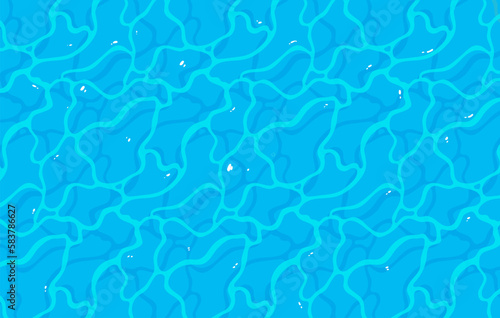 seamless pattern with pool wave texture 