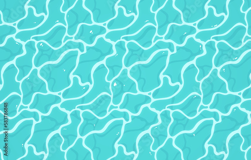 seamless pattern with pool wave texture