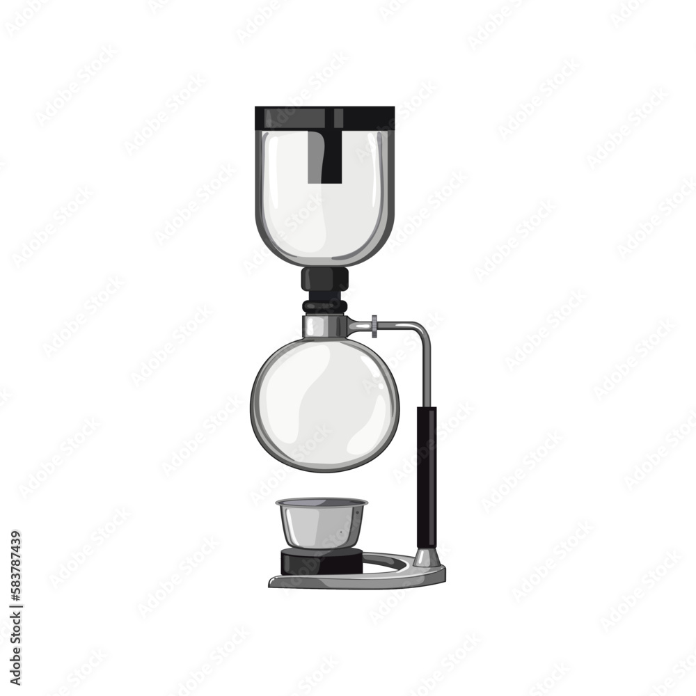 brew syphon coffee maker cartoon vector illustration brew syphon coffee maker cartoon vector illustration