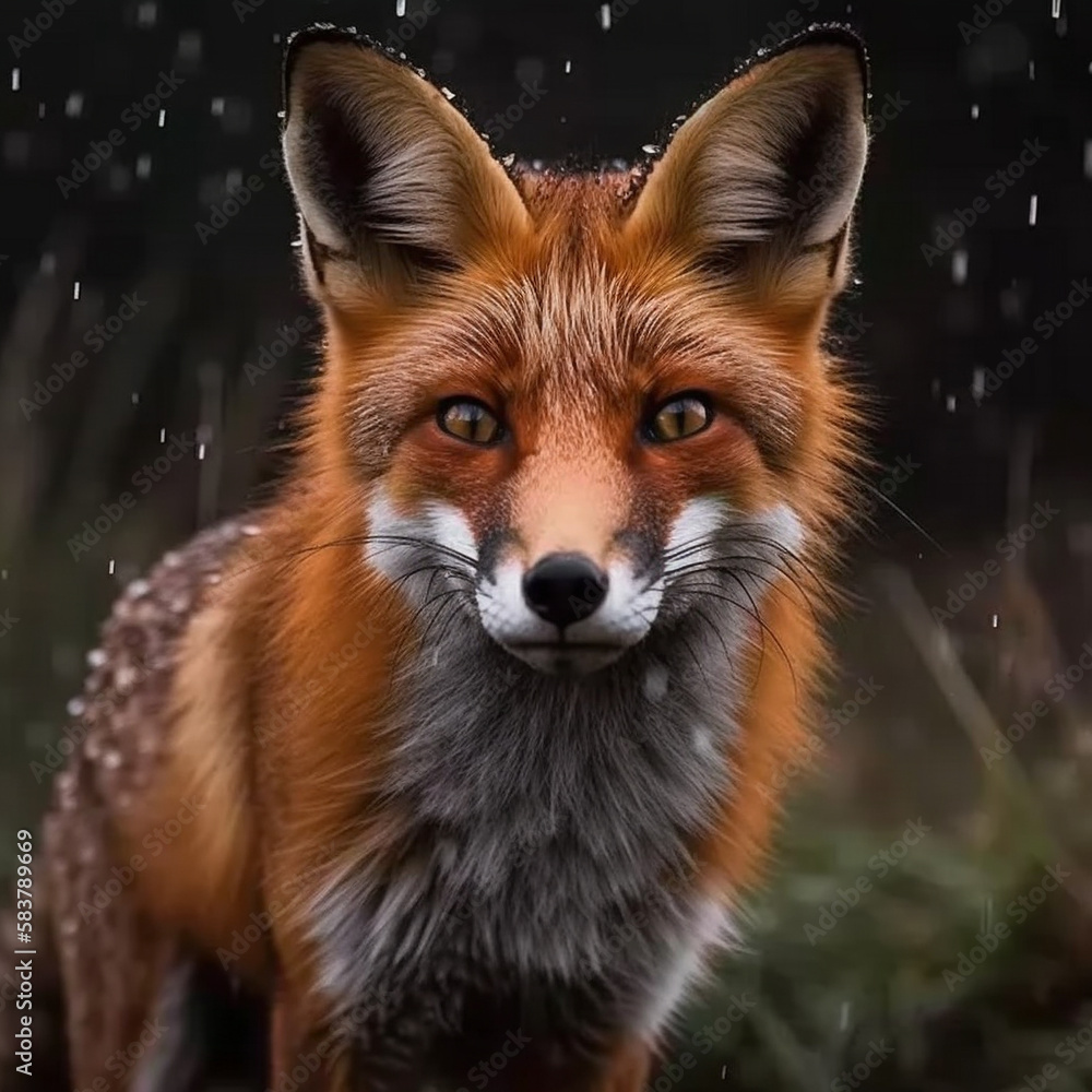 Fototapeta premium Animal photography photos about foxes