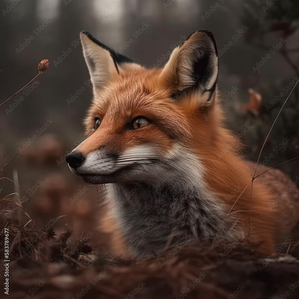 Naklejka premium Animal photography photos about foxes