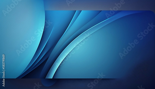 Abstract blue background waves new quality universal colorful technology stock image illustration design, generative ai