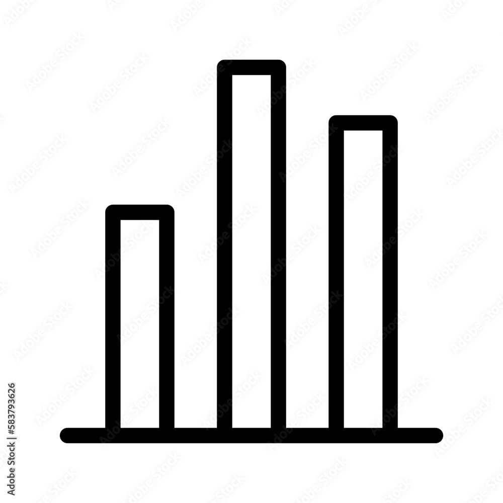 icon chart, graph, chart bars, currency chart. editable file and color icon chart, graph, chart bars, currency chart. editable file and color