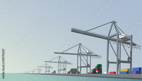 cargo industrial crane