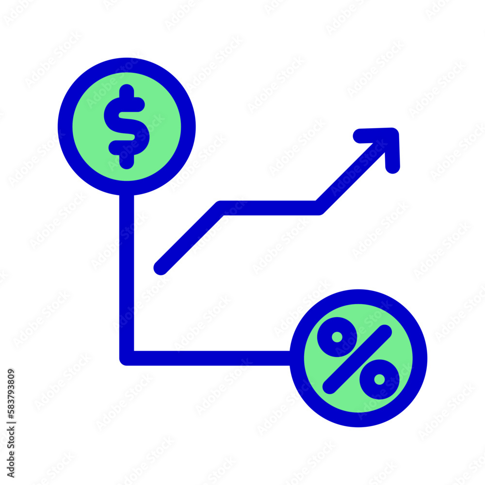 icon chart, graph, chart bars, currency chart. editable file and color icon chart, graph, chart bars, currency chart. editable file and color