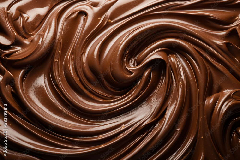 Chocolate texture. chocolate swirl. generative ai
Chocolate texture. chocolate swirl. generative ai