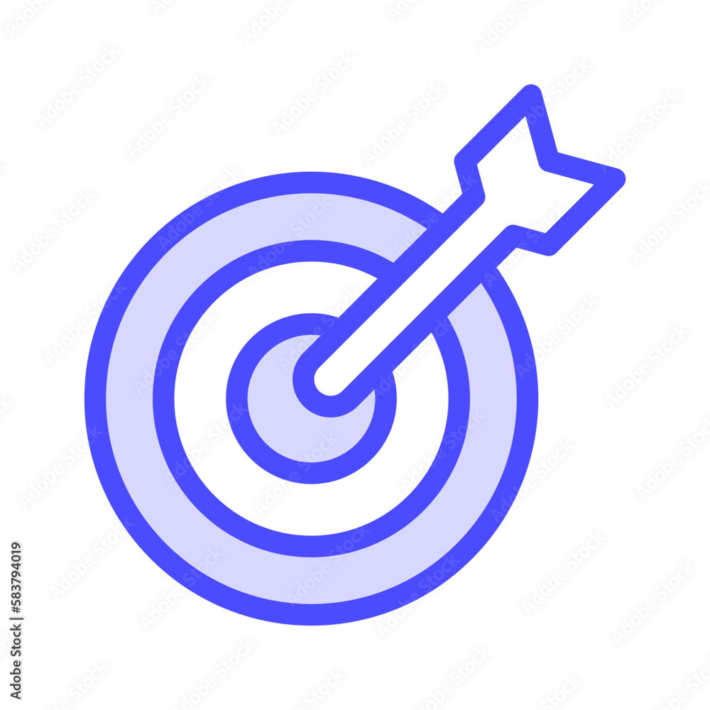 icon target, shoot, target audience, target market. editable file and color icon target, shoot, target audience, target market. editable file and color