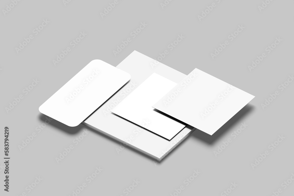 Isometric Social Media Mockup for showcasing your design to clients Isometric Social Media Mockup for showcasing your design to clients