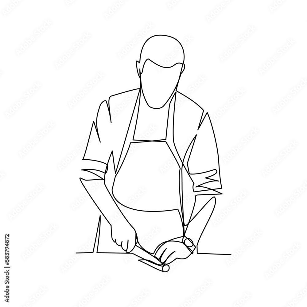 Chef vector illustration Chef vector illustration