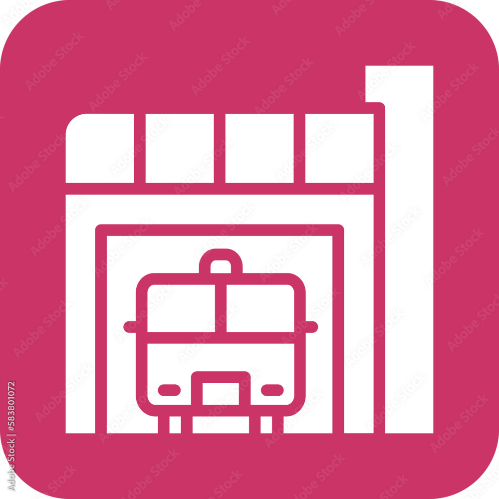 Vector Design Firefighter Garage Icon Style Vector Design Firefighter Garage Icon Style