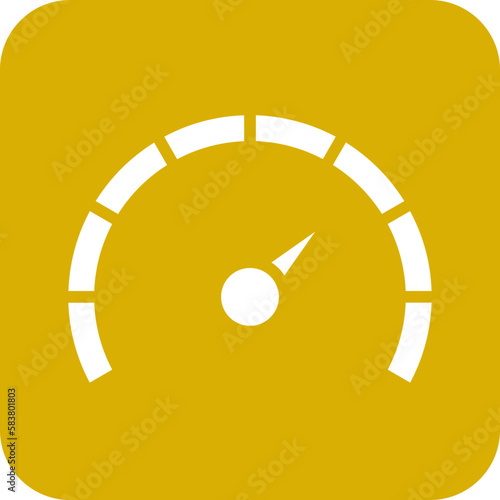 Vector Design Tachometer Icon Style
