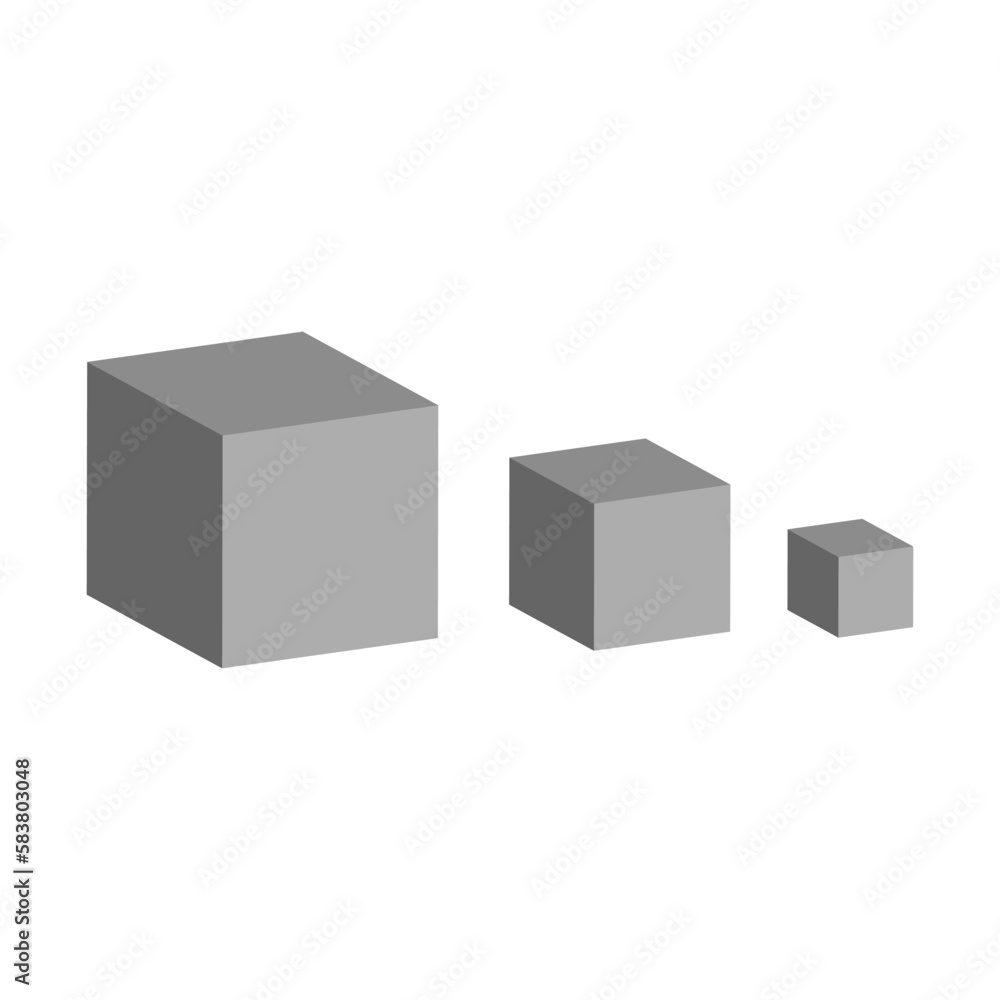 Grey cubes, great design for any purposes. Design element. Vector illustration. Grey cubes, great design for any purposes. Design element. Vector illustration.