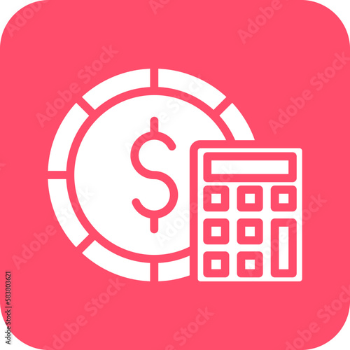 Vector Design Budget Icon Style