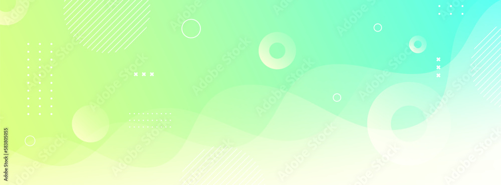 banner backgrounds. full of colors, wave effect, green and yellow banner backgrounds. full of colors, wave effect, green and yellow