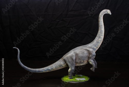 The Brontosaurus dinosaur  in the dark © meen_na