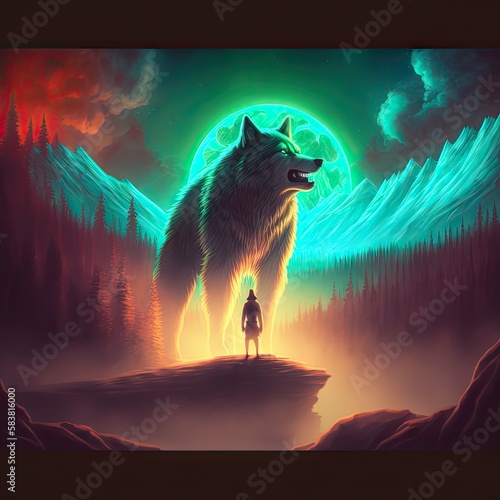 werewolf. Generative ai