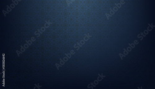 Ramadan islamic round pattern elements on blue wall,Vector Geometric circular ornamental arabic symbol,Cancept backdrop background for Eid al fitr,Eid Mubarak,Ramada Kareem,Eid al adha