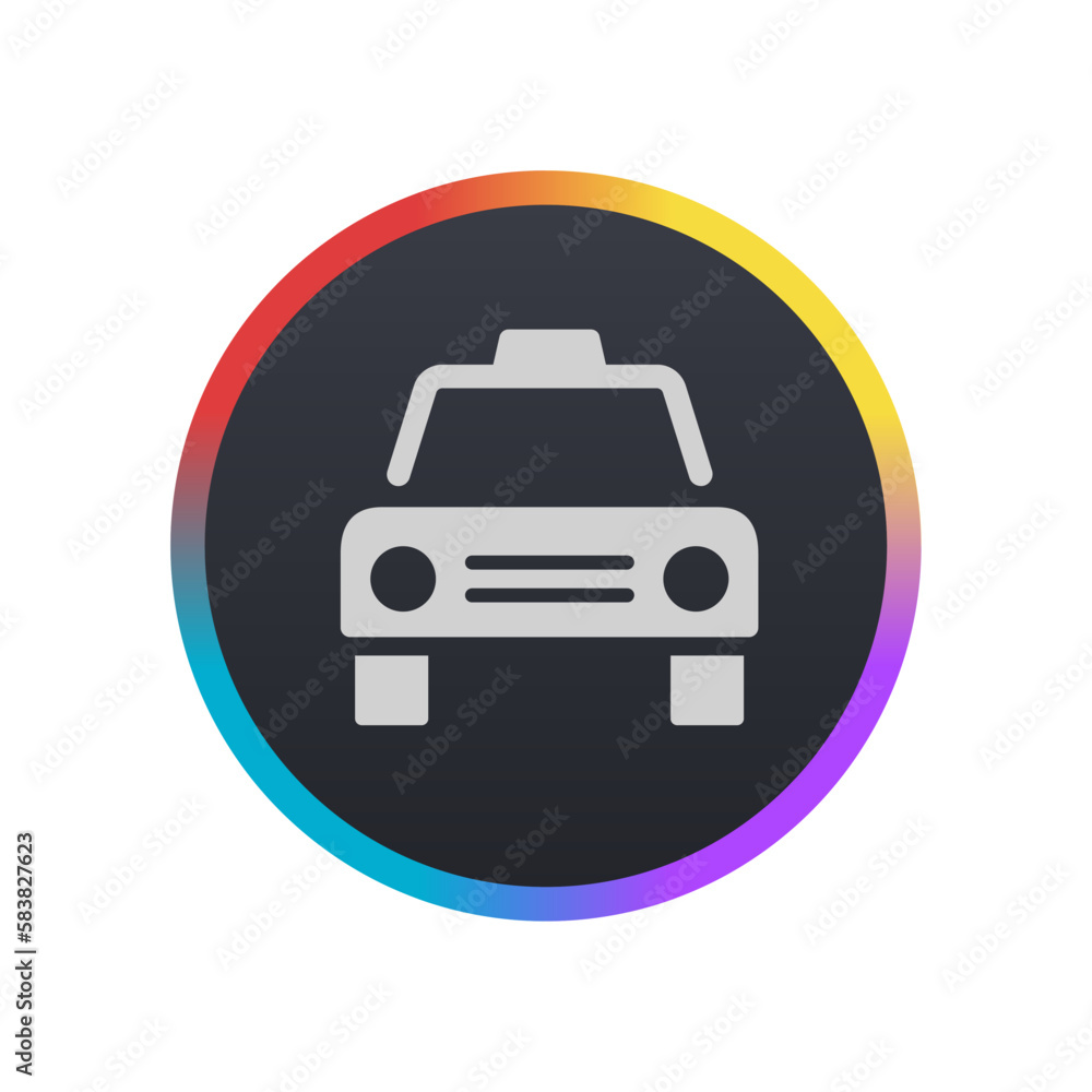 Taxicab - Pictogram (icon) 
