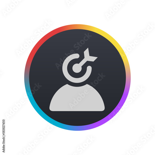 Targeting User - Pictogram (icon) 