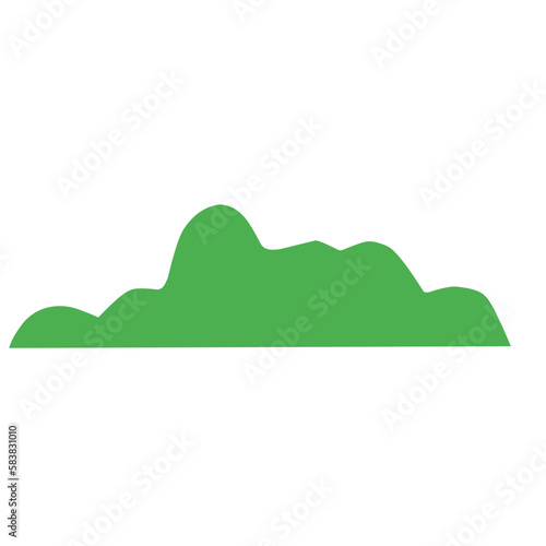 Silhouette color Mountain