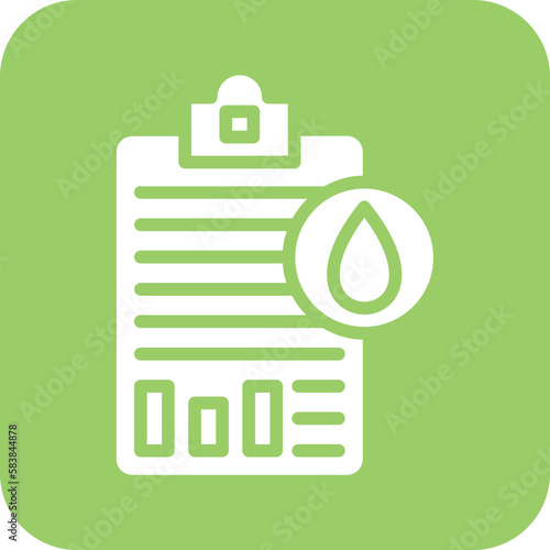 Vector Design Oil Data Report Icon Style