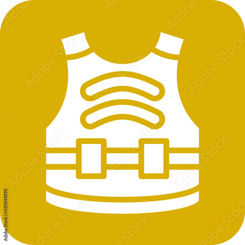 Vector Design Bulletproof Vest Icon Style