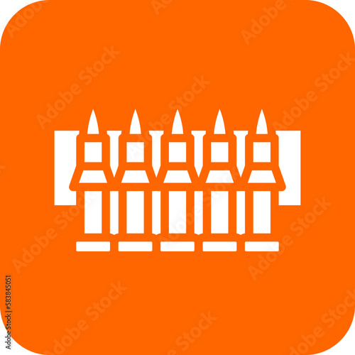 Vector Design Ammunition Icon Style