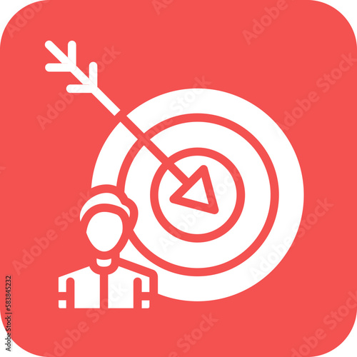 Vector Design User Target Icon Style