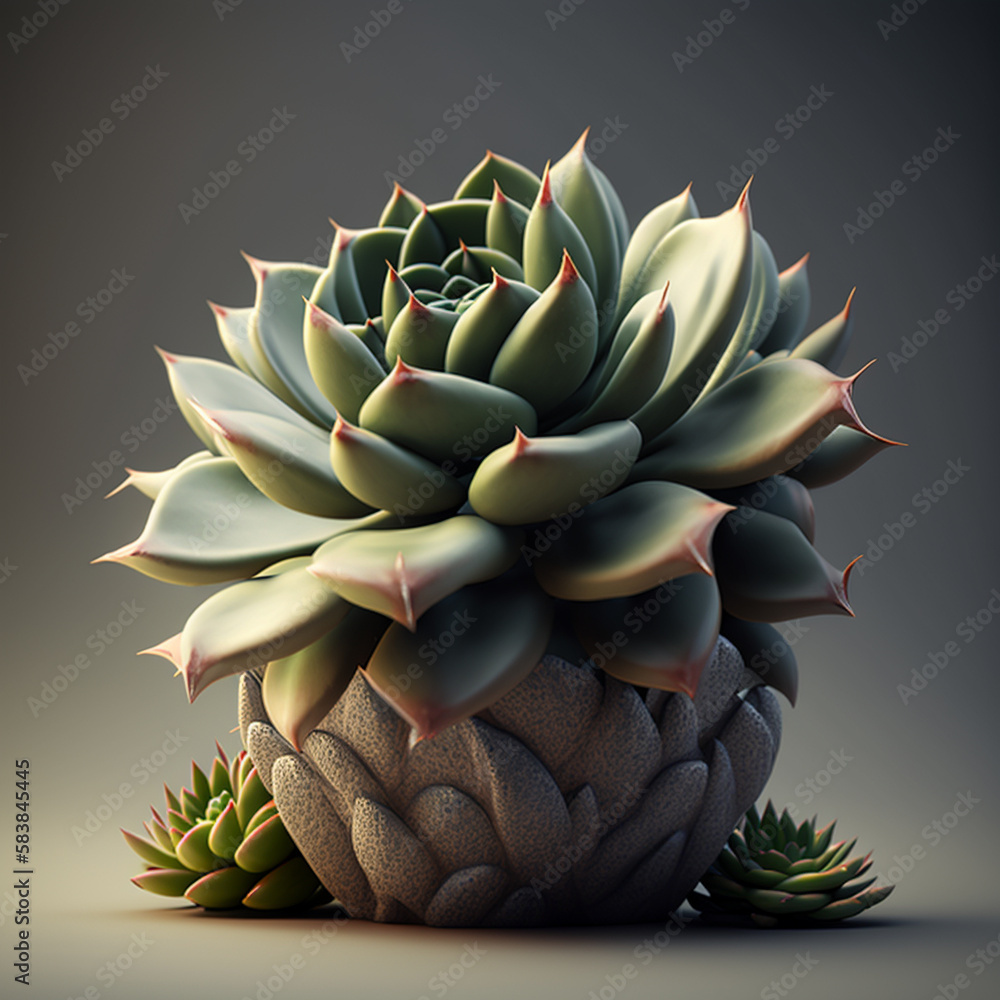 Fototapeta premium plant succulent portrait