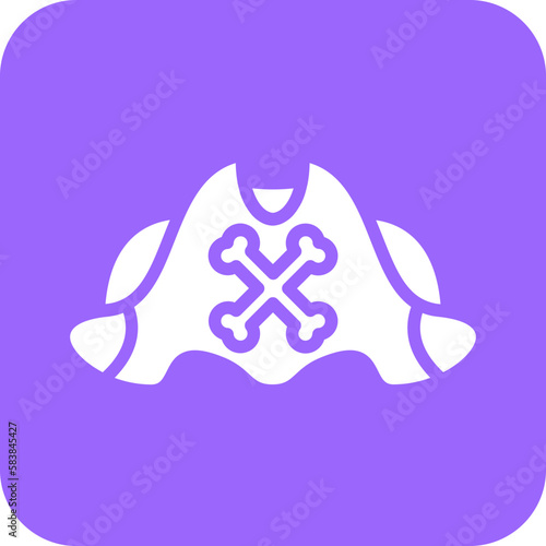 Vector Design Pirate Cap Icon Style