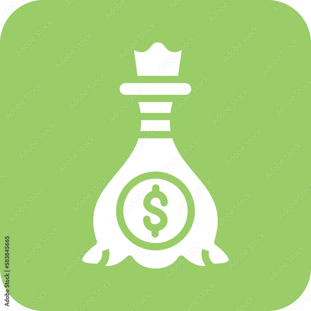 Vector Design Money Bag Icon Style Vector Design Money Bag Icon Style