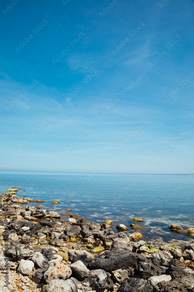 stone beach of the sea nature walk nature sea air